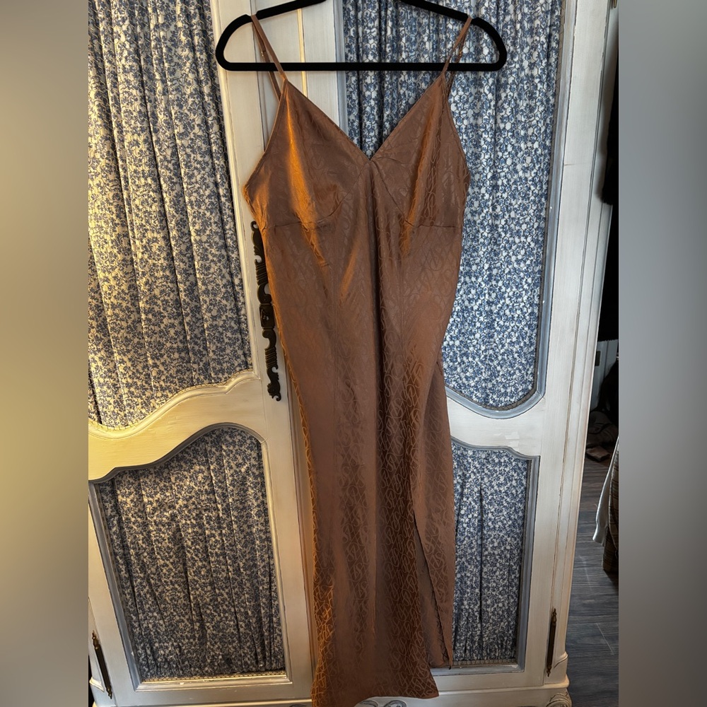 Victoria's Secret Tan Slip Dress